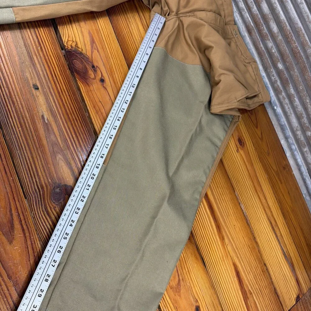 Cabelas Beige Brown Dry Plus Upland Brush Guard Outdoor Utility Pants 40X31 FLAW